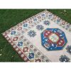 1970s Vintage Turkish Oushak Rug - 6'3'' X 6'9'' | Area Rug in Rugs by Vintage Pillows Store. Item made of cotton & fiber