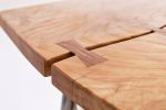 Work Table Desk | Tables by VANDENHEEDE FURNITURE-ART-DESIGN. Item made of wood with metal works with contemporary & japandi style