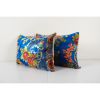 Blue Velvet Vintage Pillow Cover, Set of Two Boho Tribal | Sham in Linens & Bedding by Vintage Pillows Store. Item made of cotton with fiber