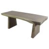 Haussmann® Wood Natural Edge Bench 48 in x 18 x 18 in | Benches & Ottomans by Haussmann®