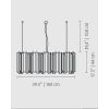 Alan Mizrahi KA1313 Brubeck Rectangular | Pendants by Alan Mizrahi Lighting Design