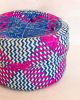 Oaxacan Woven Tortilla Basket - Cobalt | Storage Basket in Storage by MINNA