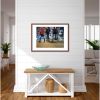 Legs and Feet #0006: Three Figures in Motion with Red Coat | Photography by Susan Bowen