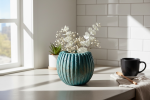 Tectonic Pintuck Orb Classic Planter | Vases & Vessels by RAW & UNIQ