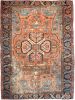 DRAMATIC & RARE Antique Persian Heriz Tribal Rug | GORGEOUS | Area Rug in Rugs by The Loom House. Item made of fabric with fiber