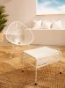 Atom Ottoman | Benches & Ottomans by Innit Designs | Hotel on Rivington in New York. Item composed of copper