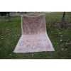 Vintage Floral Turkish Oushak Rug in Muted Colours | Area Rug in Rugs by Vintage Pillows Store. Item made of cotton