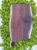 Live Edge Black Walnut Cutting Board | Serving Board in Serveware by Carlberg Design. Item composed of walnut in minimalism style