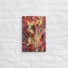 Canvas Print - Phoenix - Fluid Abstract Red Gold Fire | Work by Eman's Gallery