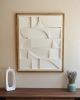 No. 02 Japandi Plaster Wall Relief - Scandinavian Neutral Decor | Wall Sculpture in Wall Hangings by Joseph Aurelius