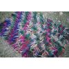 Angora Wool Small Shaggy Rug, Long Pile Filikli Tulu Carpet | Small Rug in Rugs by Vintage Pillows Store. Item composed of cotton and fiber