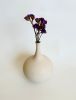 Warm satin white bottleneck no. 7 | Vase in Vases & Vessels by Dana Chieco
