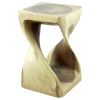 Haussmann® Original Wood Twist Stool 10 X 10 X 16 In | Chairs by Haussmann®