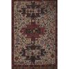 Vintage Bohemian Anatolian Animal Pattern Soumac Kilim Rug | Area Rug in Rugs by Vintage Pillows Store. Item composed of wool & fiber