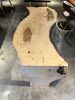 Epoxy Coffee Table with Clear Resin, Clear Epoxy Resin Table | Desk in Tables by Tinella Collection. Item made of wood with synthetic works with contemporary & art deco style