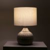 Naybu Round Table Lamp | Lamps by Home Blitz. Item composed of wood and cotton in boho style