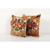 Pair Vintage Lumbar, Set Velvet Pillow Cover Decorative | Sham in Linens & Bedding by Vintage Pillows Store. Item made of cotton