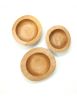 Wooden Bowls (Pack 3 units) | Dinnerware by Hualle. Item composed of wood