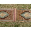 Vintage Short Narrow Oushak Rug Runner, Kitchen Bedside | Area Rug in Rugs by Vintage Pillows Store. Item made of wool & fiber