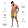 Men's Trunks - The Hearth Quilt - Folk Patchwork Art | Work by Eman's Gallery