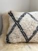 Moroccan Beni Ourain Pillow #8 | Cushion in Pillows by East Perry. Item made of fabric
