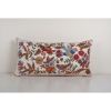 Hand Embroidery Pictorial Bird Suzani Pillow Cover, Animal U | Cushion in Pillows by Vintage Pillows Store