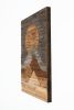 Blood Moon 22"x32" Landscape wood wall art | Wall Sculpture in Wall Hangings by Craig Forget. Item made of wood compatible with mid century modern and contemporary style