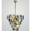 Alan Mizrahi KA1910 Agate Sliced | Chandeliers by Alan Mizrahi Lighting Design