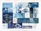 Alpine Botanical Quilt Two | Collage in Paintings by Kathy Ferguson Art