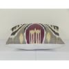 Square Colorful Ikat Cushion Cover, Handloom Ethnic Home Dec | Pillows by Vintage Pillows Store