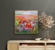 Prairie | Oil And Acrylic Painting in Paintings by Checa Art. Item made of canvas