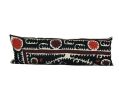 Uzbek Faded Black Suzani Bedding Cushion Cover, Suzani | Pillows by Vintage Pillows Store
