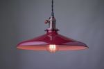 14 Inch Red - Pendant Lights - Model No. 3530 | Pendants by Peared Creation. Item composed of metal