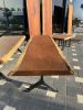 Wooden Dining Table - Live Edge Table - Garden Outdoor Table | Conference Table in Tables by Tinella Collection. Item composed of wood & metal compatible with boho and contemporary style