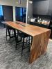 SPECTACULAR black walnut waterfall edge table! | Furniture by Pelican State Woodworks