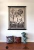 Janvier Scene • Large Fabric Textile Wall Hanging Print | Tapestry in Wall Hangings by Sean Martorana. Item composed of cotton