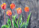 All in a Row | Prints by Brazen Edwards Artist. Item composed of canvas & paper
