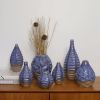 Oblique Slender in Coral Blue | Vase in Vases & Vessels by by Alejandra Design. Item made of ceramic
