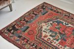 FOLKLORE Antique Rug | Wonderful Landscape Depiction Village | Small Rug in Rugs by The Loom House. Item composed of wool and fiber