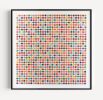 Nine Hundred Splash Dots Painting With Gold Leaf | Collage in Paintings by Amelia Coward