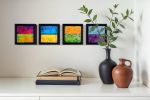 ECHOES 015 - 20x20cm | Oil And Acrylic Painting in Paintings by Lara Spadetto Art