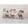 Suzani Camel Pictorial Nomadic Bedding Pillow Made from a Vi | Cushion in Pillows by Vintage Pillows Store
