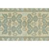 Vintage Faded Turkish Handmade Blue Wool Rug 4'7" X 7'7" | Area Rug in Rugs by Vintage Pillows Store. Item made of cotton with fiber