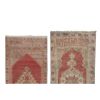 Distressed Low Pile Rug Turkish Yastik Small Rug - a Pair | Area Rug in Rugs by Vintage Pillows Store. Item made of cotton with fiber