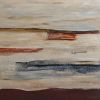 Horizon enfoui - paysage abstrait | Decorative Objects by Sophie DUMONT.