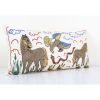 Vintage Long Animal Suzani Pillow Cover, Fish Motif Tribal C | Cushion in Pillows by Vintage Pillows Store