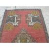 Vintage Handmade Turkish Small Welcome Carpet Mat 1.9x3.3 ft | Small Rug in Rugs by Vintage Pillows Store. Item composed of cotton & fiber