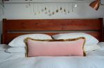 long lumbar pillow // blush velvet long lumbar pillow | Pillows by velvet + linen