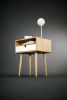 Nightstand in Solid American Oak with 1 Drawer | Storage by Manuel Barrera Habitables. Item made of wood