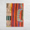 Patchwork Village Palestine's Resilience - Original Oil Pastel Drawing | Drawings by Eman's Gallery